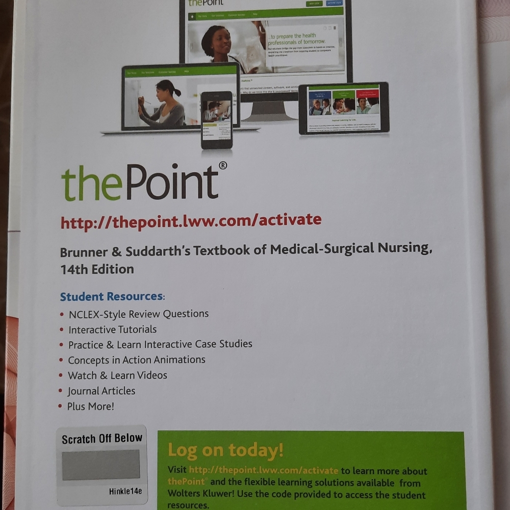 🌸 Wolter Kluwer Medical-Surgical Nursing Book - Picture 3 of 5